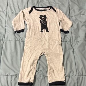 BOGO Baby Cozy Bear Print Footie